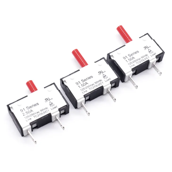91 Series Miniature Overload Protector Thermal Circuit Breaker