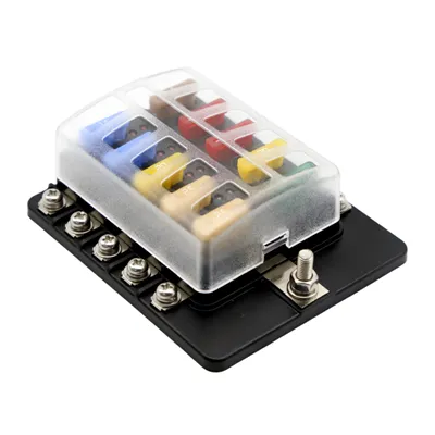 10 वे स्क्रू नट टर्मिनल ब्लेड फ्यूज ब्लॉक