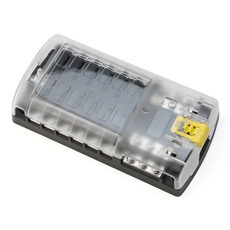 12 वे ब्लेड फ्यूज ब्लॉक नेगेटिव बस कार फ्यूज बॉक्स