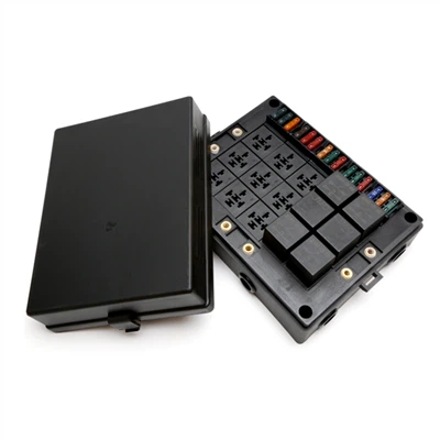 30 स्लॉट पैनल के साथ ऑटो रिले फ्यूज बॉक्स