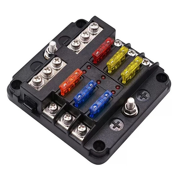 6-Way LED Illumination Automotive Inline Blade Fuse Holder price